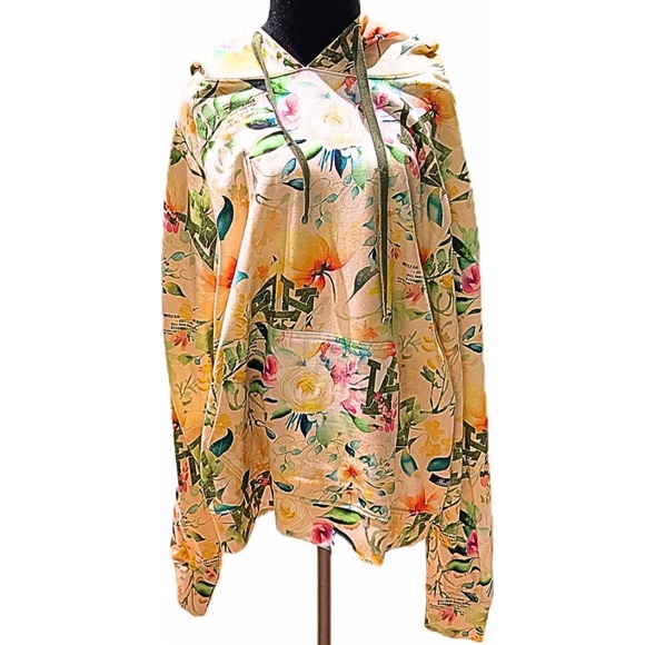 Hustle Gang Other - Hustle Gang Men’s 100 percent Cotton Floral Hoodie, Size XL